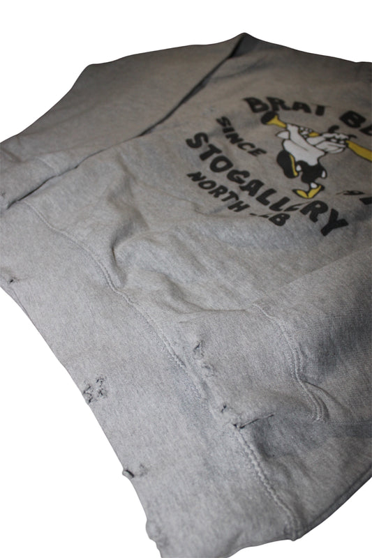 S.T.O GALLERY “Brat beaters” Distressed Crewneck