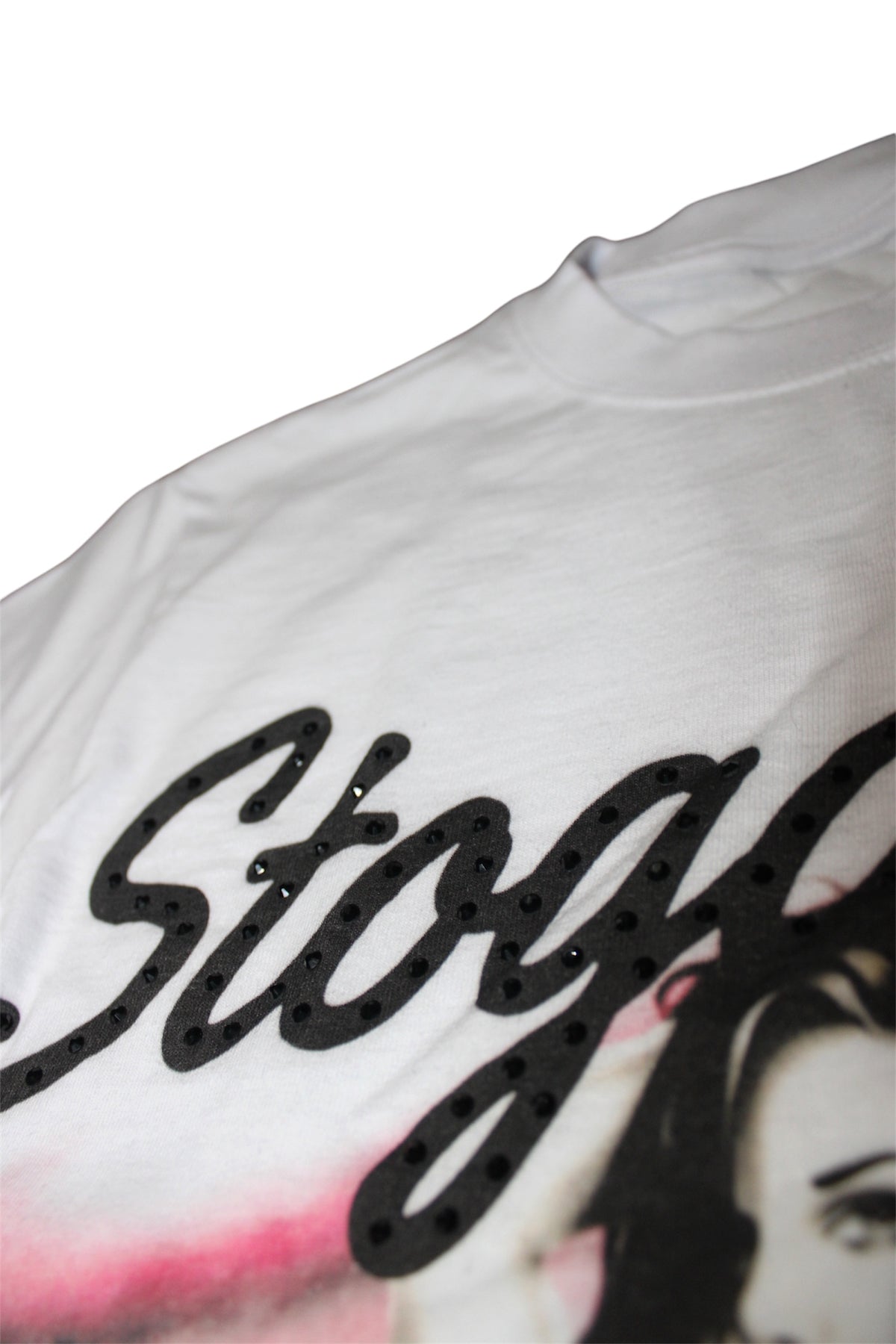 S.T.O GALLERY “Midnight muse” Rhinestone Tee