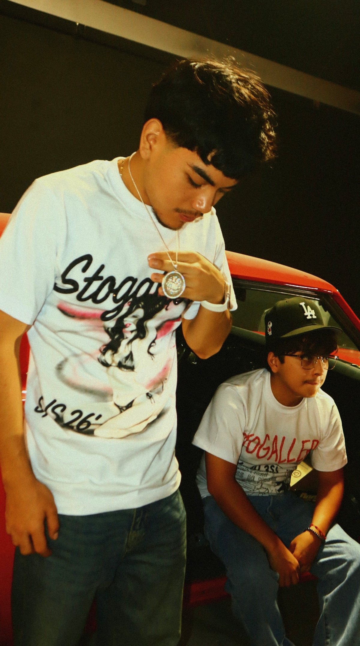 S.T.O GALLERY “Midnight muse” Rhinestone Tee