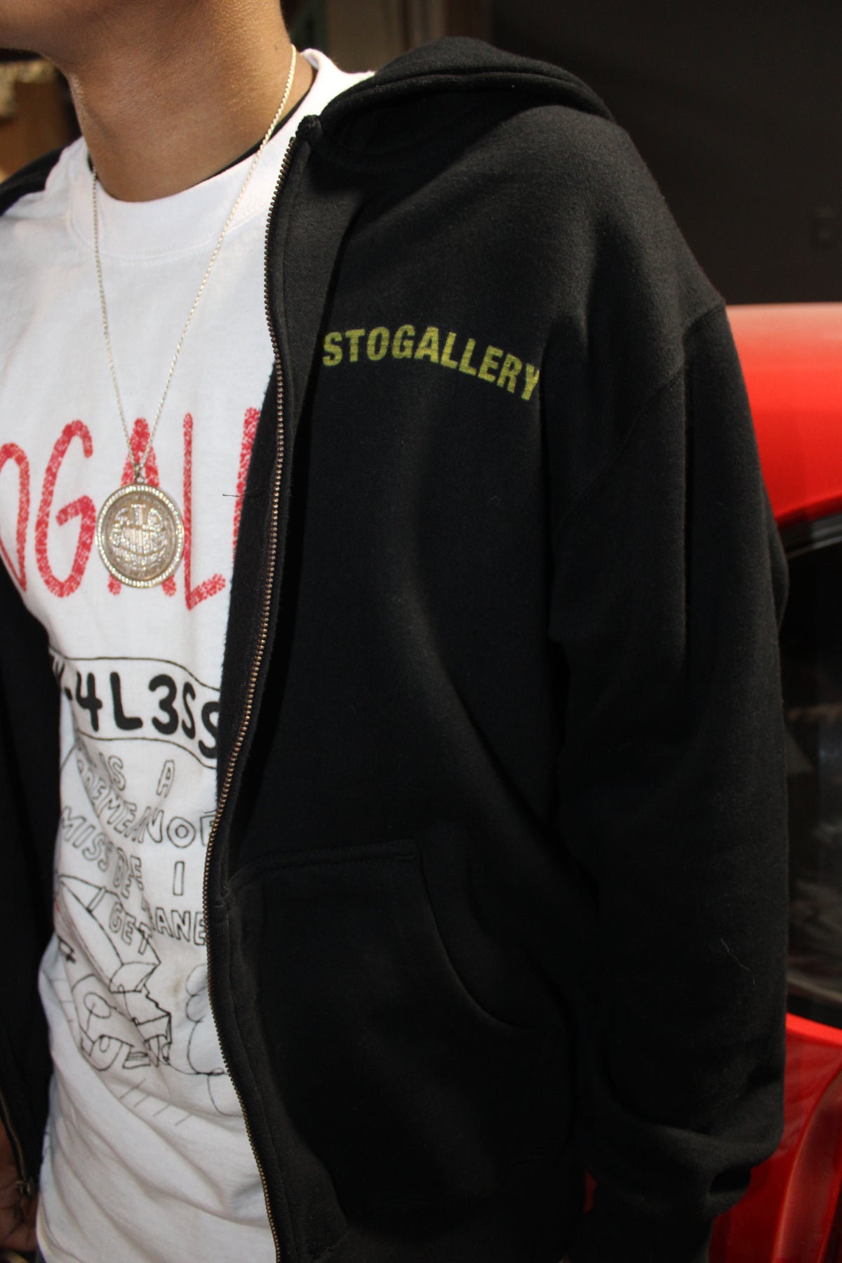 S.T.O GALLERY “House of slimes fire department” Zip up