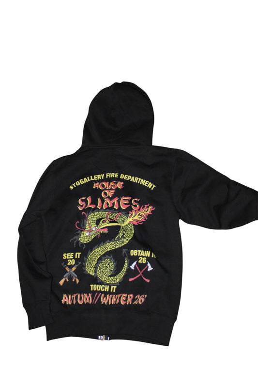 S.T.O GALLERY “House of slimes fire department” Zip up
