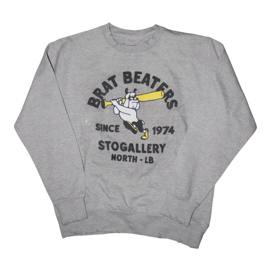 S.T.O GALLERY “Brat beaters” Distressed Crewneck